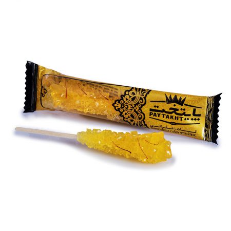 Individually packed saffron rock candy (with stigma)